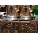 DEMSTAR BAKIR OTOMATİK ÇAY KAZANI 2 DEMLİK