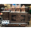 ÇAY KAZANI (DEMSTAR) 3 DEMLİK BAKIR - FULL OTOMATİK-