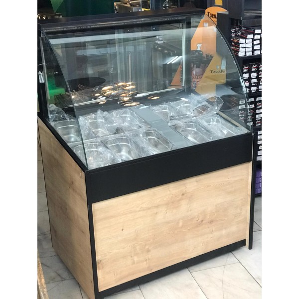 KUMPİR & WAFFLE HAZIRLIK DOLABI SOĞUTMALI 150 CM