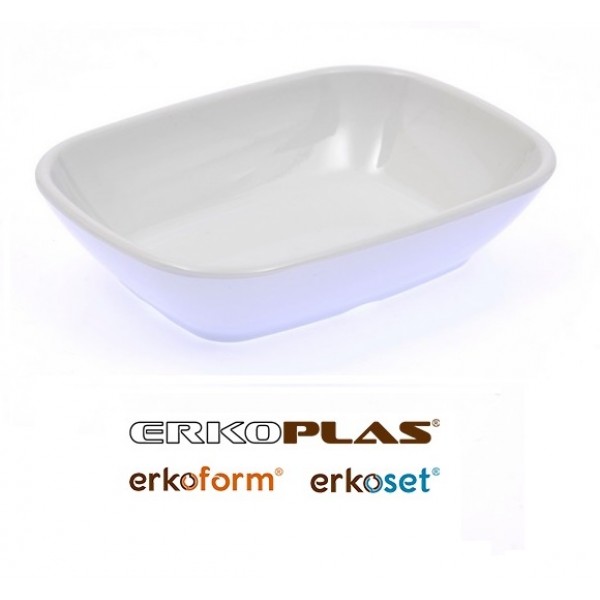 14  Cm Kare Kayık Tabak - Erkoplas