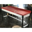 Polyemit Tezgah 190x60 Paslanmaz Ayak Taban Raflı Et Kütüğü