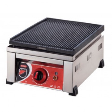 IZGARA DÖKÜM 30 CM ELEKTRİKLİ - OLUKLU - KALİTELİ - SİLVER