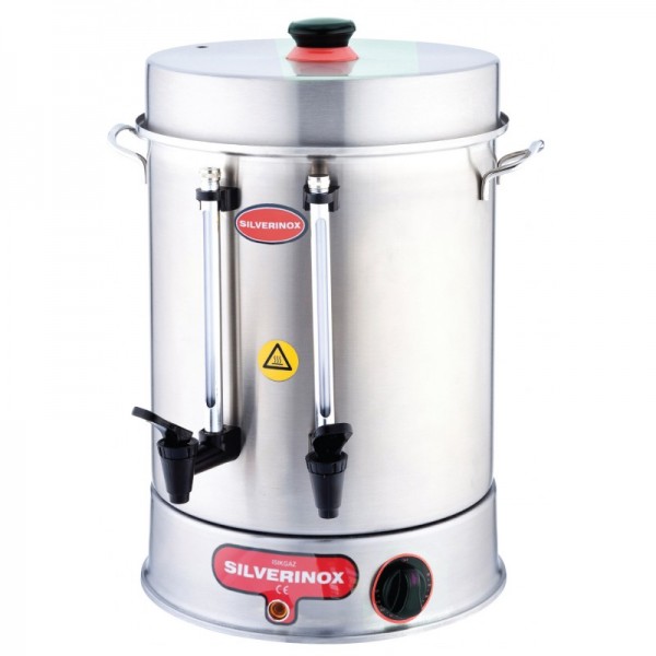 Çay Makinası 120 Bardak 12 LT / Standart - Silver Işıkgaz